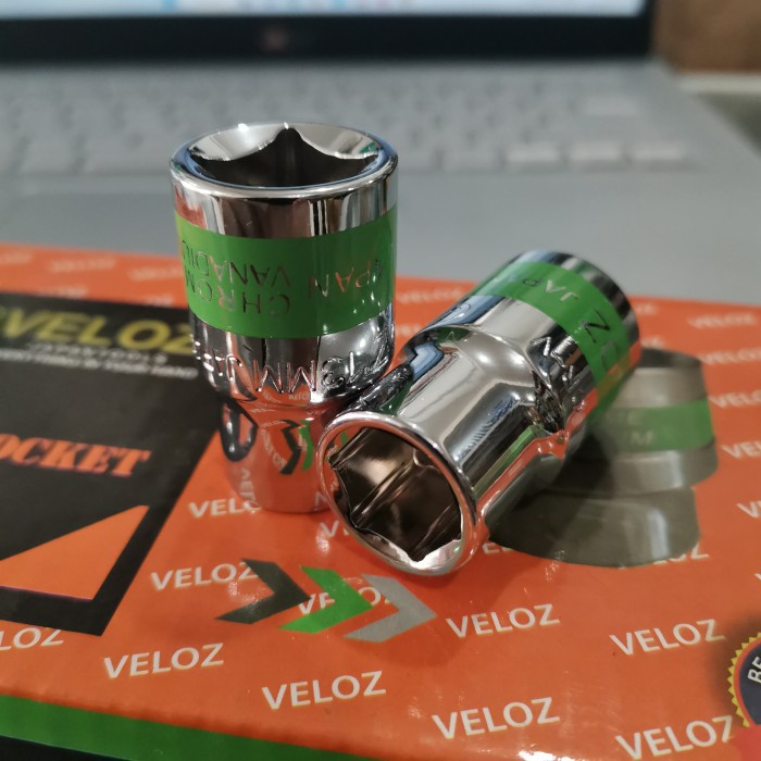 Mata sok 13 mm Veloz Japan 6 pt 1/2&quot; mata kunci shock sock socket 13mm