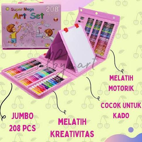 

Model Baru Crayon Anak Set Isi 208 Pcs Pensil Warna Alat Lukis Set Crayon Set
