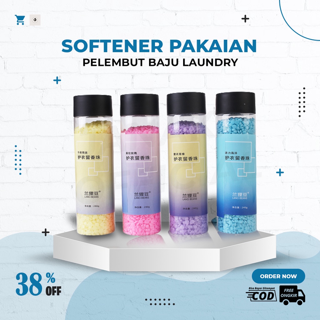 Pelembut Baju Laundry Softener dan Pewangi Pakaian Wangi Tahan Lama