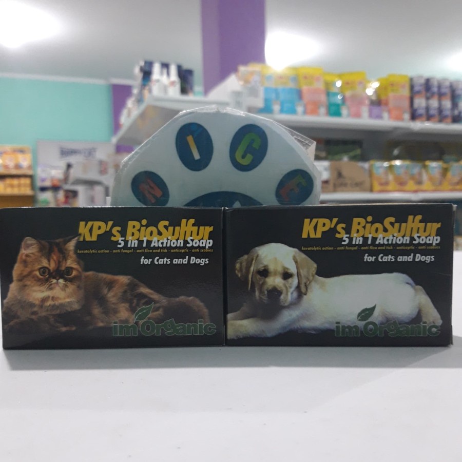 Im Organic Soap KP's BioSulfur 5 in 1 Action /Sampo Kucing dan Anjing