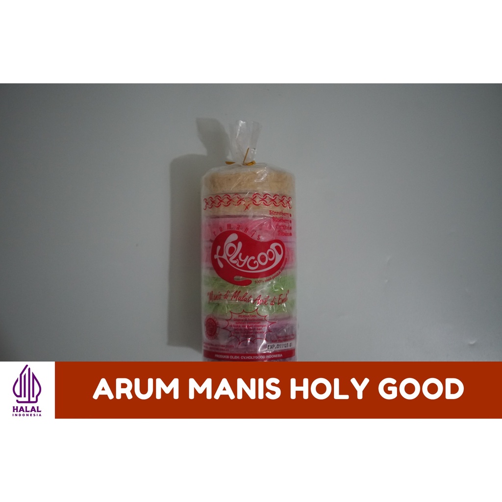 

Arum Manis Holy Good asli Jawa Timur (isi 8 pcs)