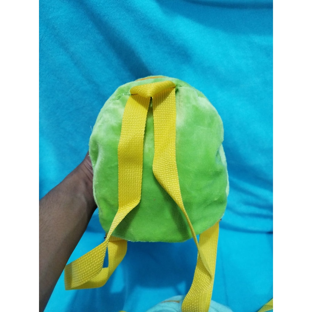 BDKR_TAS - Tas ransel Boneka dinosaurus r Tas Sling Bag Cute tas ransel boneka untuk anak motif beruang Tas SLempang Merangkul bulu Motif boneka lucu/ pikaboy Tas bulu selempang bahu boneka kepala beruang