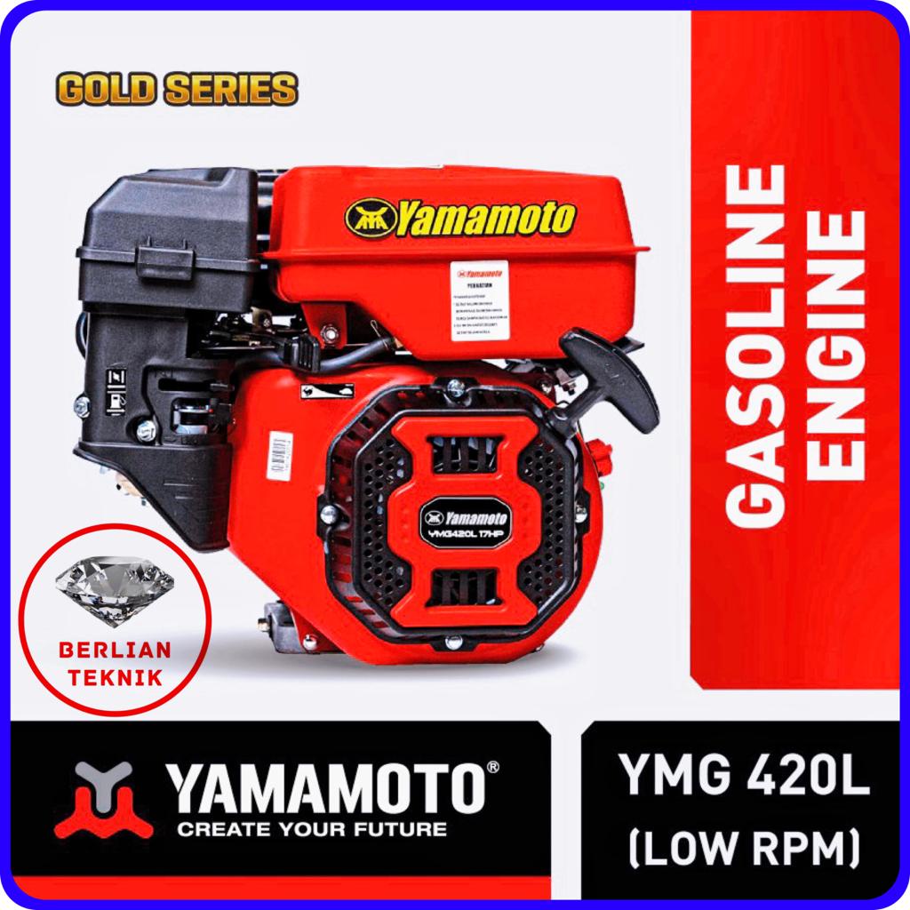 Mesin Penggerak Bensin Engine Gasoline Yamamoto Gold YMG 420 / 17 HP Lambat