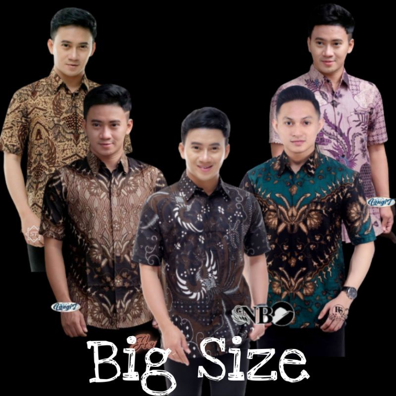 Batik jumbo BIG SIZE JUMBO XXL XXXL 3L 4L 5L MURAH BATIK JUMBO COUPLE &quot;M,L,XL,XXL,XXXL,XXXXL,XXXXXL