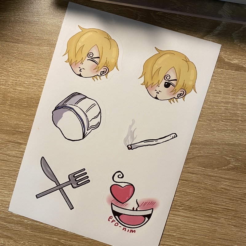 

VINSMOKE SANJI STICKER PACK