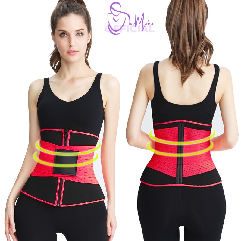 Korset Sabuk Pelangsing Penghancur Lemak Pasca Melahirkan Corset Pembakar Lemak Wanita Postpartum Setelah Melahirkan Gurita Pengecil Perut Pelangsing Perut Buncit Red Belt Original Import Terlaris Termurah