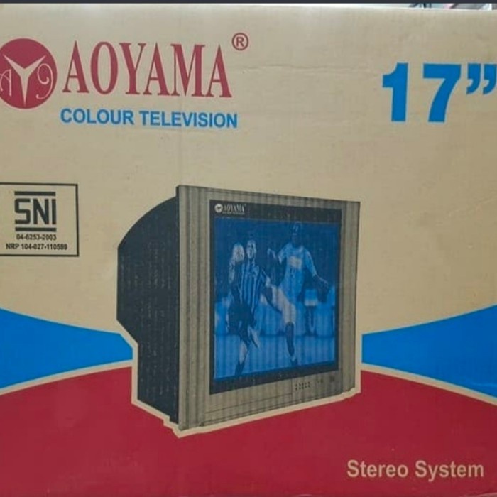 Tabl Tv Flat/Tv Tabung Aoyama 17 Inch