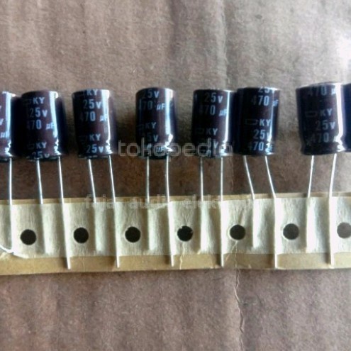 kapasitor 470uf 25v elko elco capasitor capacitor 470 uf 25 v 25volt