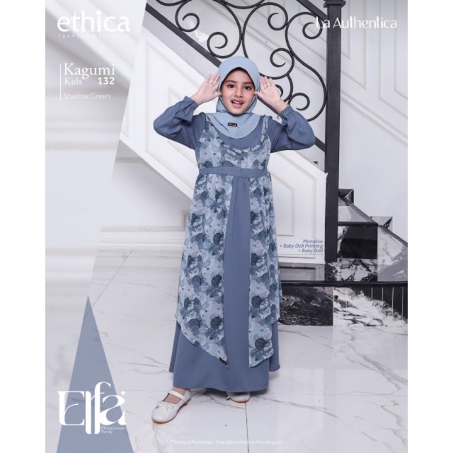 Sarimbit Elfa 272 Shadow Blue By Ethica