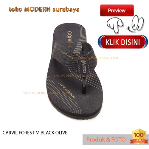 Sandal pria casual sandal jepit spons CARVIL FOREST M