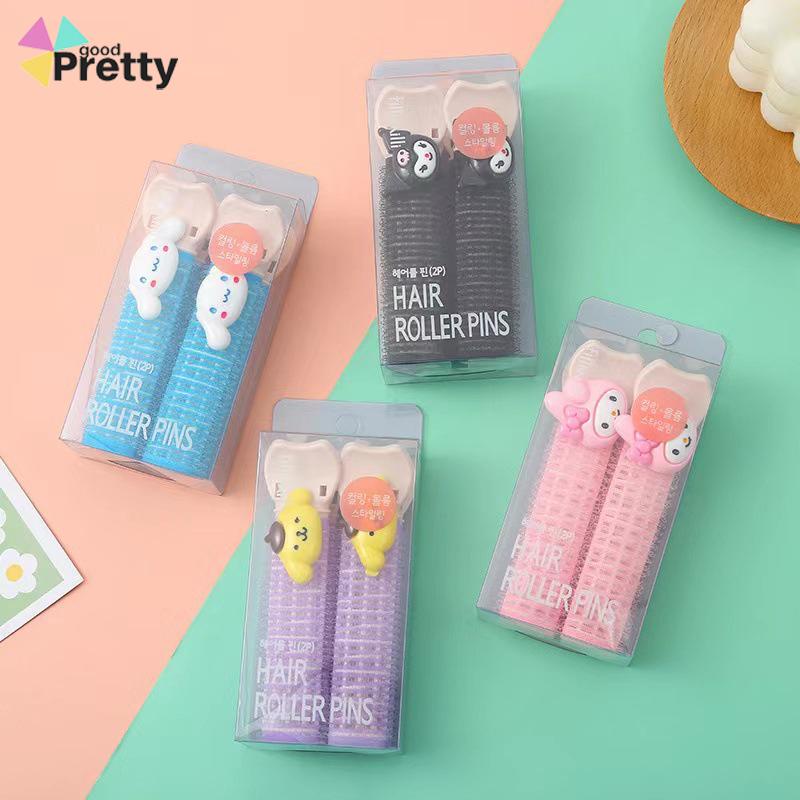 Sanrio Jepit Rambut Poni Keriting Bahan Plastik Gaya Vintage Korea Untuk Wanita Aksesori mode - PD