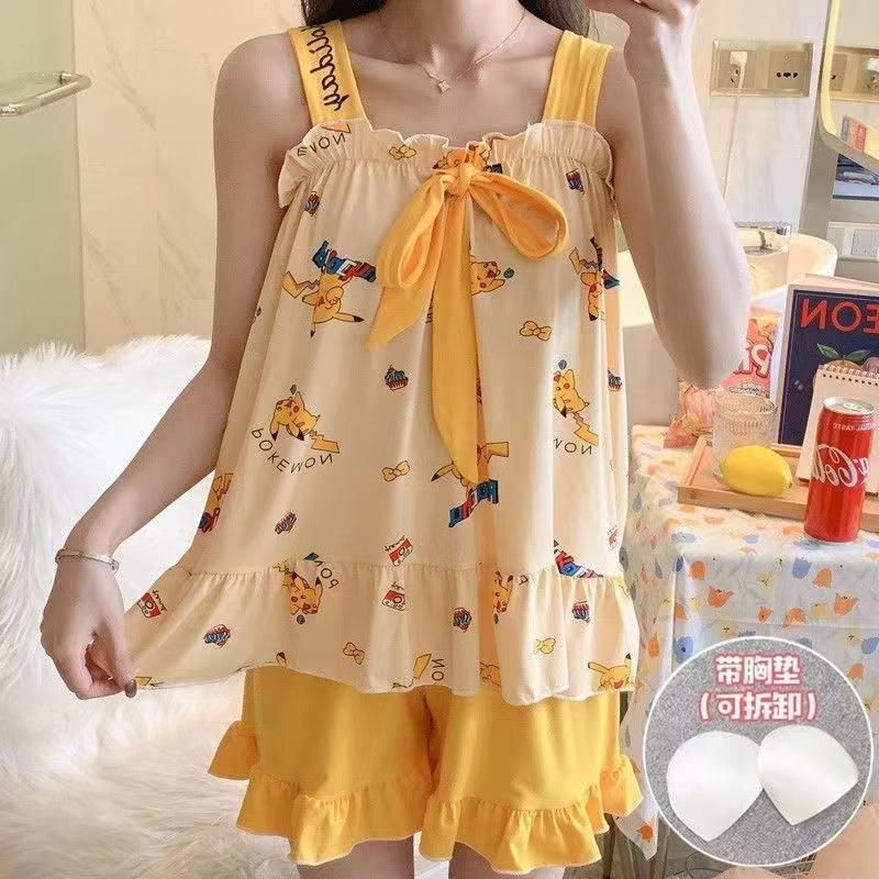 Piyama wanita tali satu import/baju tidur wanita import+busa/Piyama murah/Piyama wanita