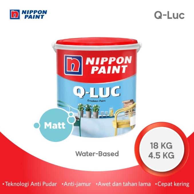 CAT TEMBOK QLUC PUTIH 25 KG 18 KG NIPPON PAINT