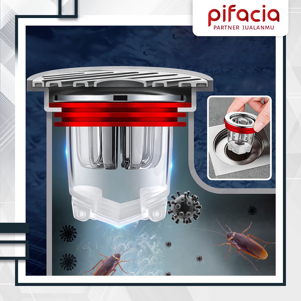 PIFACIA Saringan Air Tempat Cuci Piring Filter Afur Wastafel Dapur  Sampah Cuci Piring Anti Sumbat A