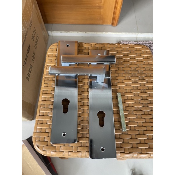 Handle Gagang Pegangan pintu rumah besar 25 cm premium sus 304 handel pintu besar stainless padat gagang pintu besar 25 cm lever handle pintu rumah ukuran besar tarikan pintu all merk UK besar pegangan pintu cocok untuk smua merk handle pintu minml