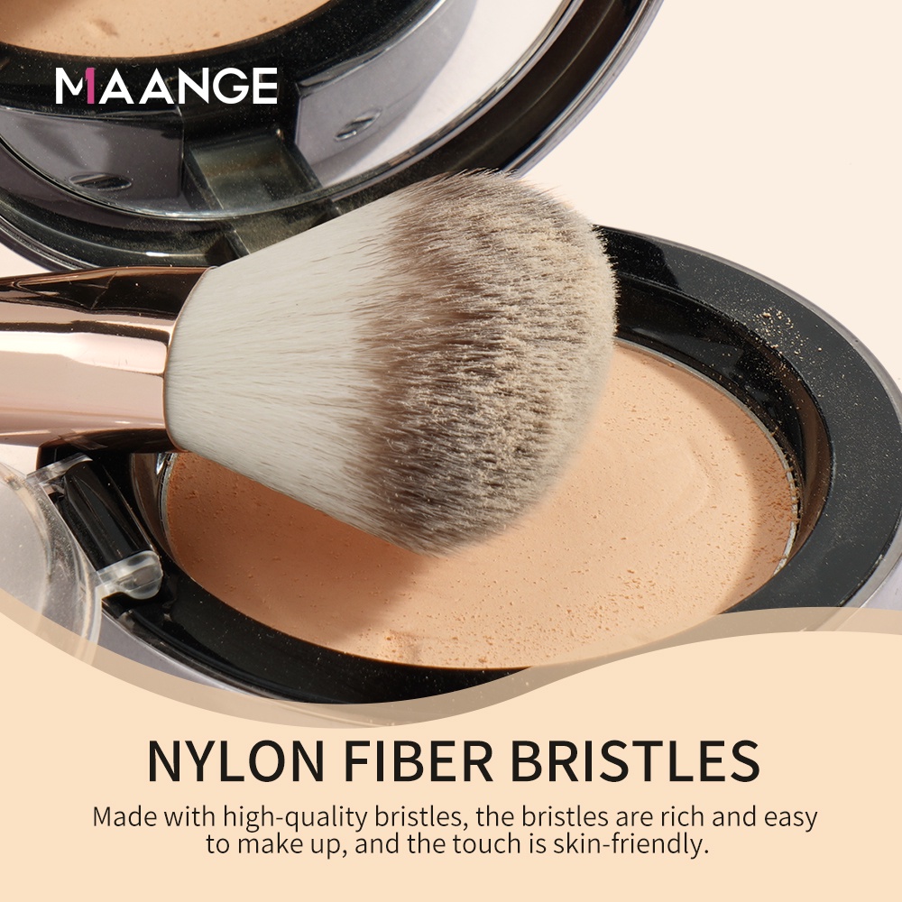 MAANGE Brush Makeup Set Premium 3 Pcs/Set Rambut Lembut Fluffy Kuas Blush On Concealer Contour Highlight Eyeshadow Blending Sikat Besar Alat Kecantikan Untuk Wanita51129