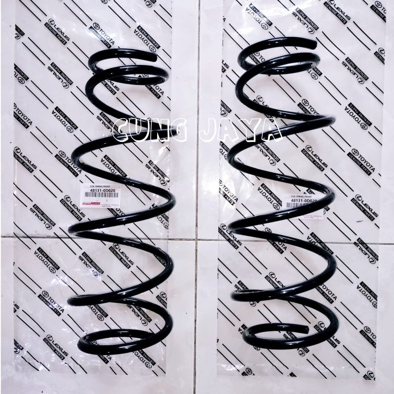 PER KEONG SPIRAL ULIR COIL SPRING DEPAN NEW VIOS YARIS GEN 2 ASLI JAPAN