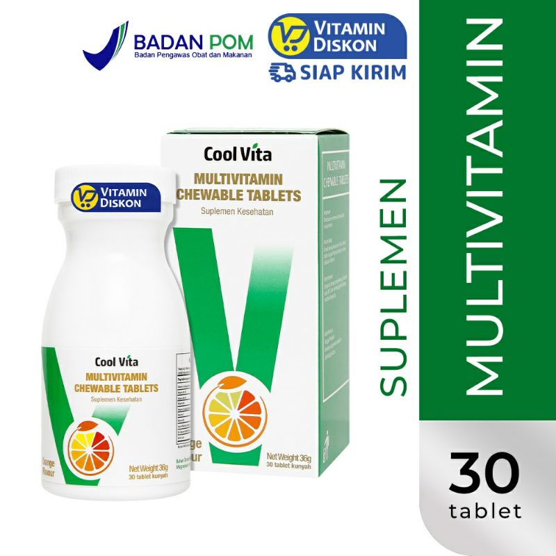 (COD +ORI)Coolvita MultiVitamin Penggemuk Badan BPOM