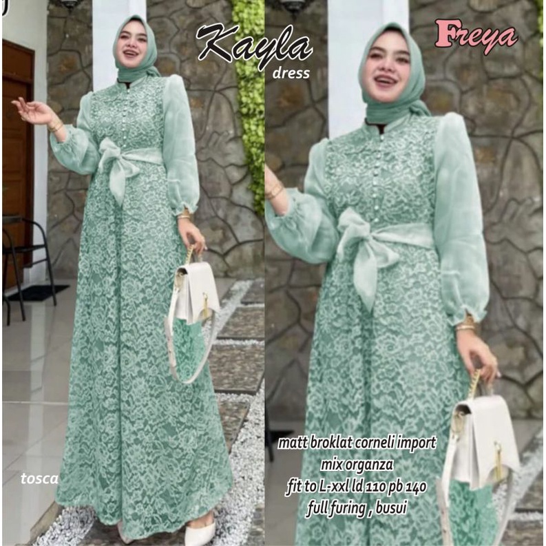 BAJU KAYLA DRESS BY FREYA