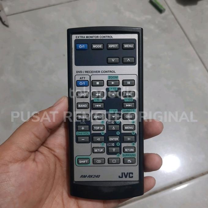 Jual Remote Remot Dvd Tape Jvc Rm Rk Original Asli Shopee