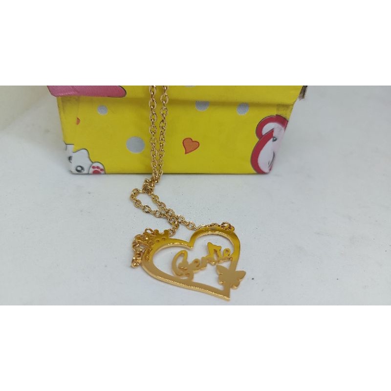 kalung nama lapis mas kalung