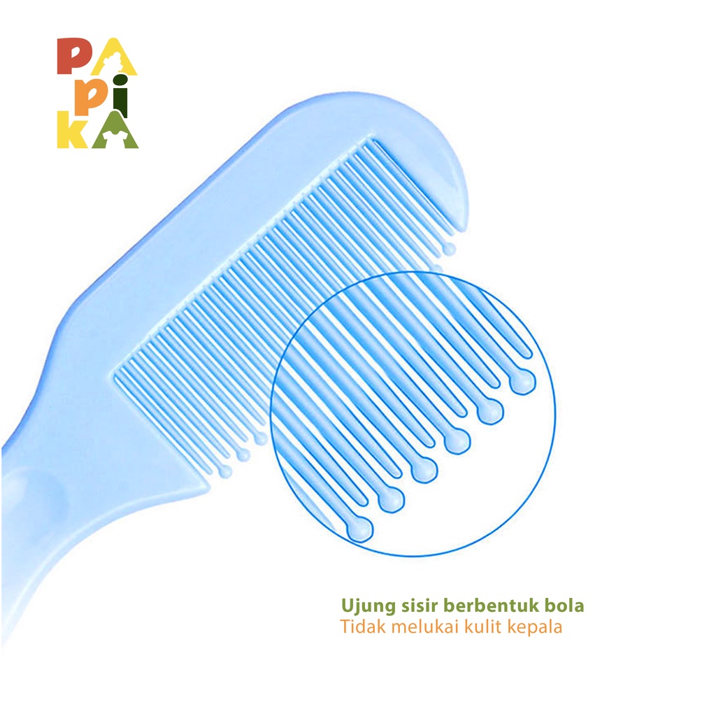 Papika Baby Care Kit Set 6 in 1 Set Perlengkapan / Peralatan / Alat Perawatan Bayi Set 6in1 Sisir Baby Gift Gunting Kuku Pemotong Kuku Baby Nail Bayi Kado Lahiran Grooming Baby Health Care