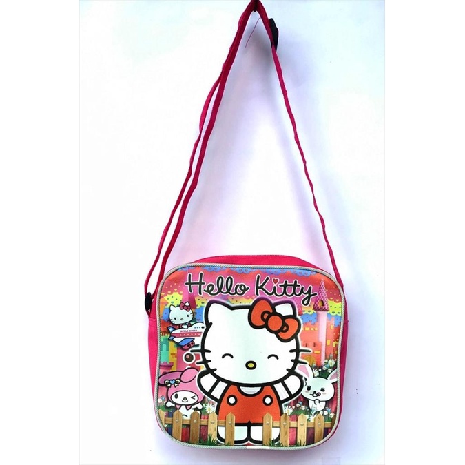LS 451 - Tas Selempang Slingbag Karakter Lucu Anak Ngaji Les Anak Laki- Laki Perempuan PAUD TK Terbaru Kekinian