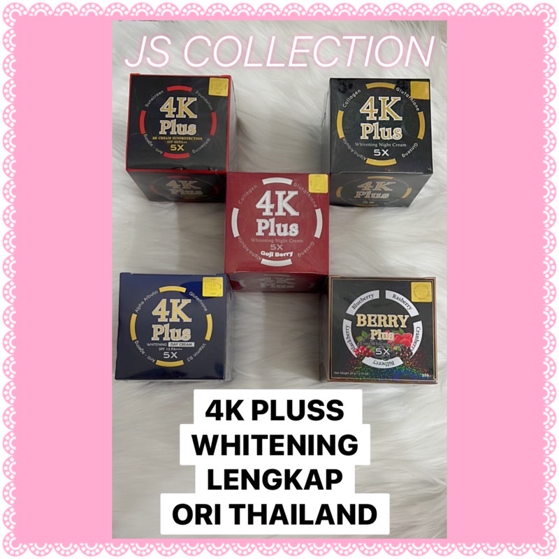 Original 4K PLUS WHITENING NIGHT CREAM THAILAND BEST SELLER