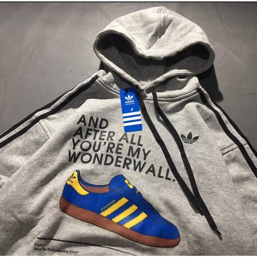Jaket Sweater Hoodie Adidas Oasis 3 Foil - Hoodie Pria - Sweater Adidas Premium - Hoodie Adidas