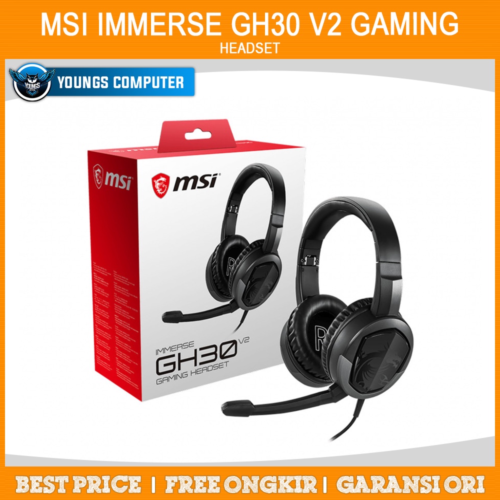 HEADSET MSI IMMERSE GH30 V2 GAMING