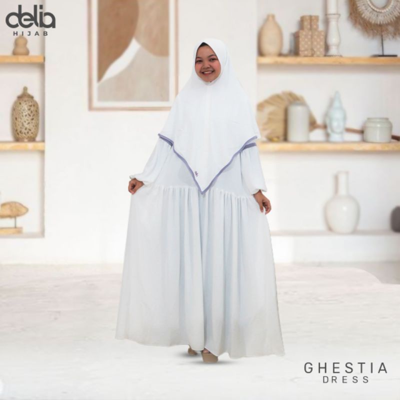 (NEW ARRIVAL) DRESS SIMPLE DELIA HIJAB / DESSY DRESS TERBARU