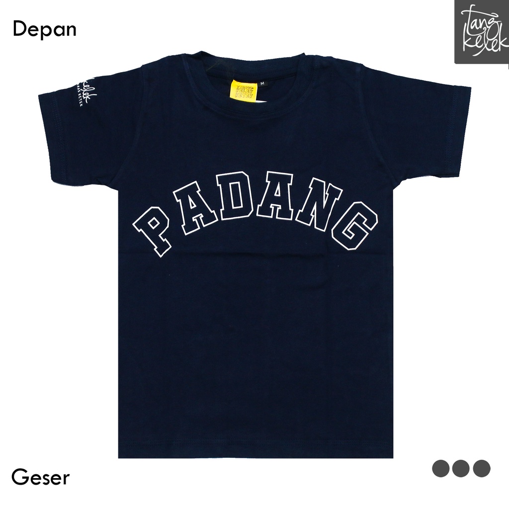 Tangkelek Baju Kaos Anak Ketek Padang Warna Navy