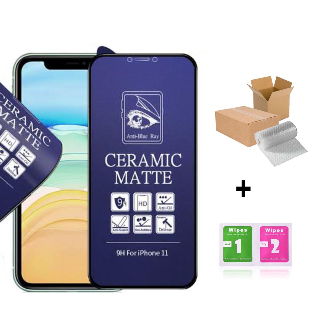 [GARANSI]CERAMIC BLUE FOR IPHONE 6 7 8 -6+ 7+ 8+ X XS XR XSMAS 11 11PRO 11PRO MAX