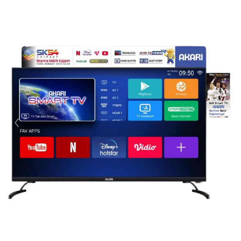 Smart TV AKARI AT-5532B 32 Inch Android ORI GARANSI RESMI