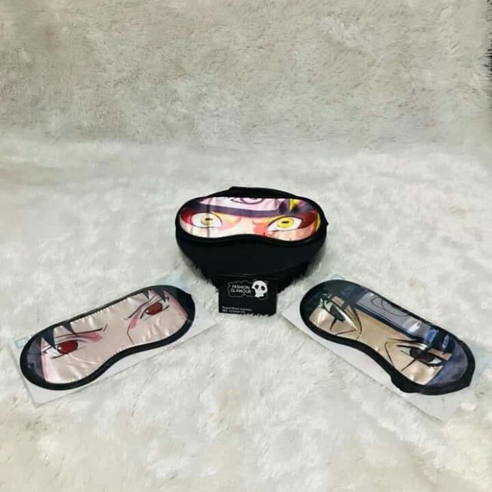 [Minimo] Masker Penutup Mata Import Anime Naruto Sasuke Itachi Untuk Tidur [Ada]