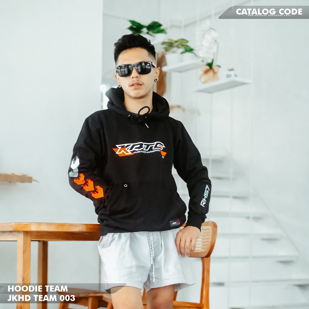 [PROMO JKHD TEAM 003 BELI 2 ONGKIR 1] JAKET HOODIE RH57 X KATC ORIGINAL SWEATSHIRT POLOS MOTIF PRIA 