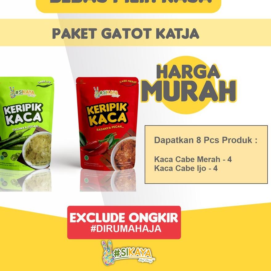 

☞ Paket Keripik Kaca/Keripik Beling All Variant-Sikaya ▲