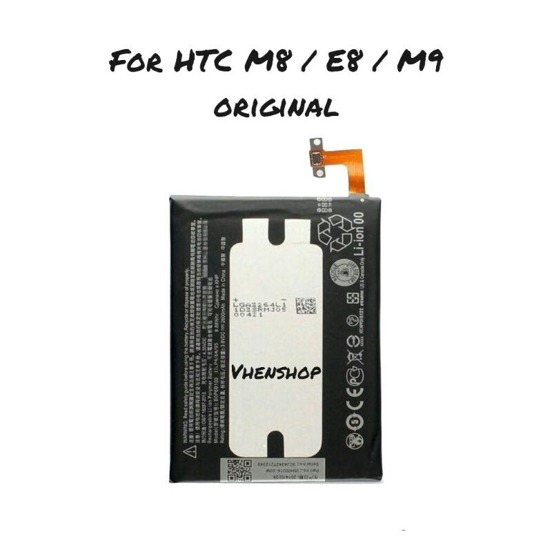 Baterai batre battery HTC ONE M8 M9 E8 original