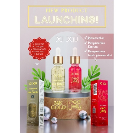 [ NEW ] XI XIU  SERUM 24K GOLD & RED JELLY