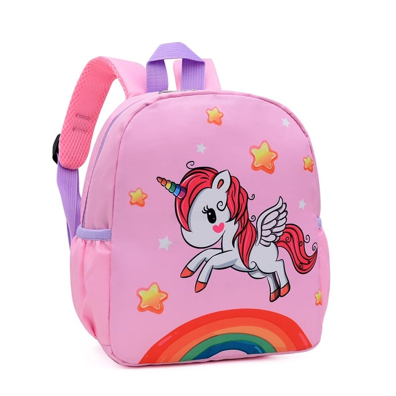 Tas Ransel Anak Paud Tk Bag Backpack Mini Kids Cartoon /Tas Murah/Tas karakter Kartun Lucu/Fashion Kids Motif Dino unicorn