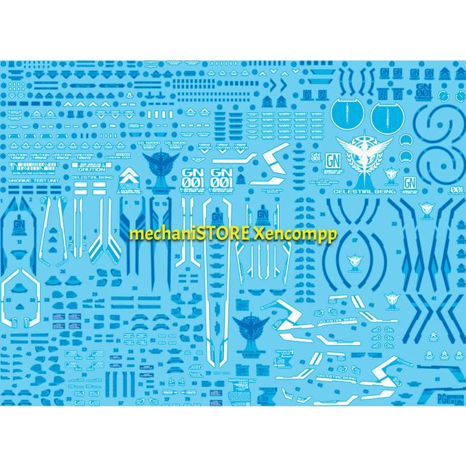 Water Decal Pg Exia Gundam By Delpi