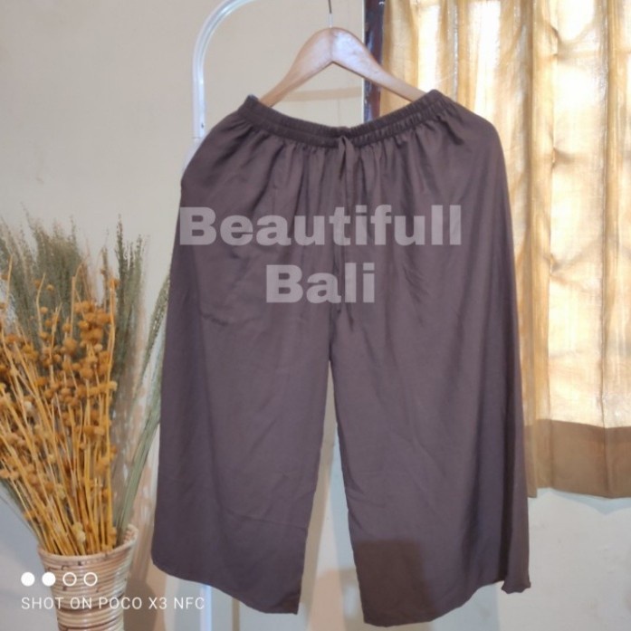 Celana Kulot Wanita kulot wanita 7/8 C8O4 Nyaman Viral Casual Celana Kulot Plisket Awet Trendy Fashi