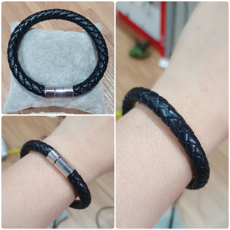 Gelang kulit Branded band botte9a /gelang Tangan Wanita branded Band bahan kulit Gt706