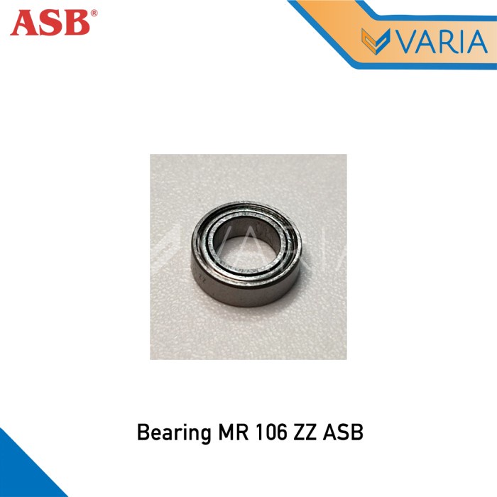 Bearing MR 106 ZZ ASB Laher Miniatur 6 x 10 x 3 mm