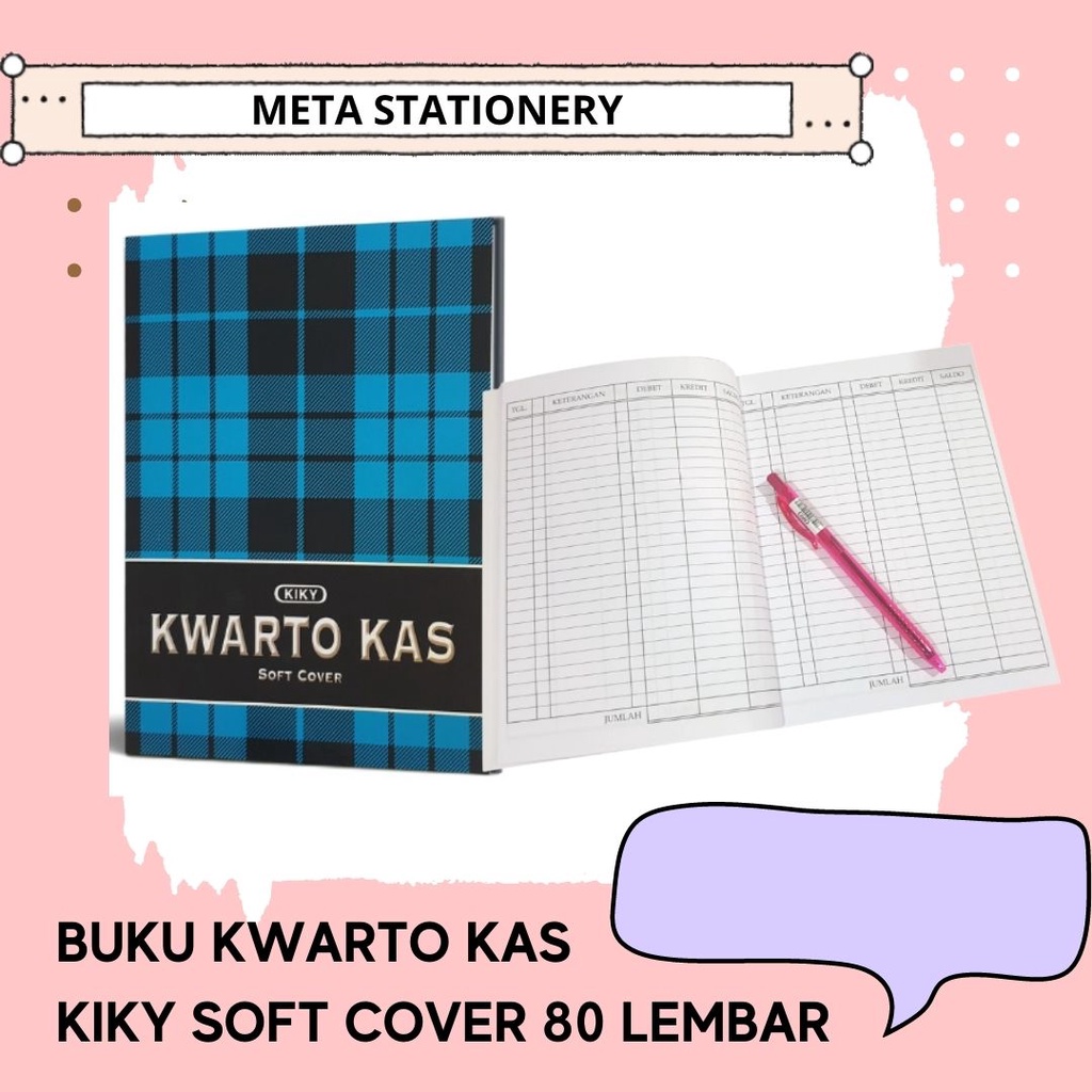 

Buku Kwarto Kas Kiky Soft Cover ( Motif Random )