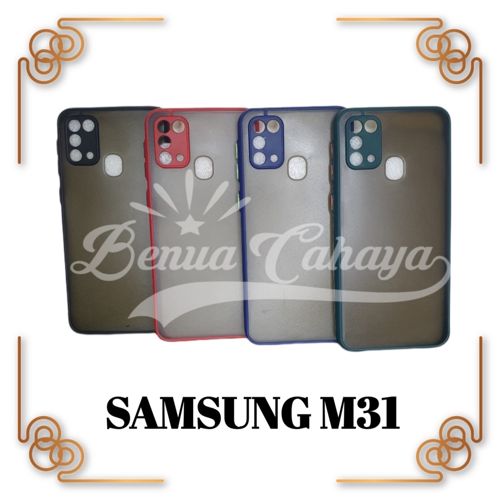 CASE SAMSUNG M31 CASE DOVE CASE MATTE FULL COLOUR-SAMSUNG M31