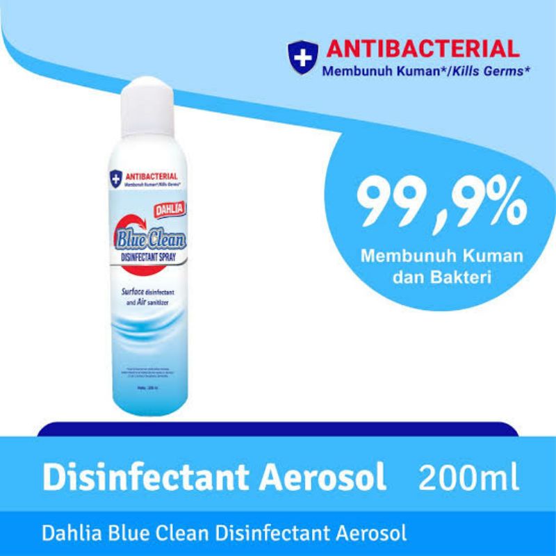 Dahlia blue clean disinfectant aerosol 200ml