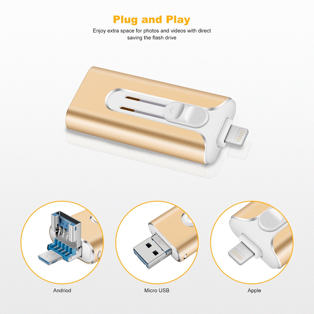 Flashdisk Flashdisk USB OTG 1TB 3in1 Untuk Micro Android/Untuk ios/PC USB