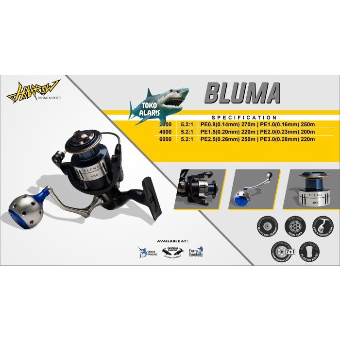 REEL HARROW BLUMA - 2000