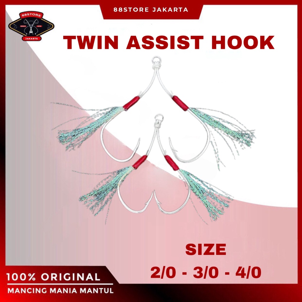 88Storejakarta twin assist hook takedo